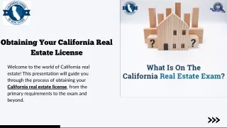 California real estate broker license