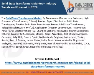 Solid State Transformers Market