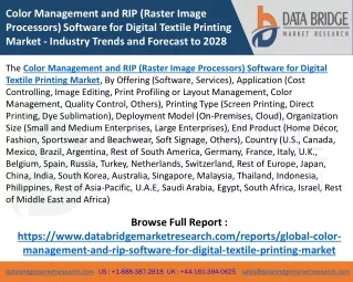 Color Management and RIP (Raster Image Processors) Software for Digital Textile Printing Market