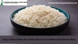 Top 5 Indian Dishes for winter that You Can Make with Basmati Rice