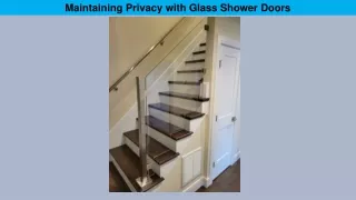 Maintaining Privacy with Glass Shower Doors