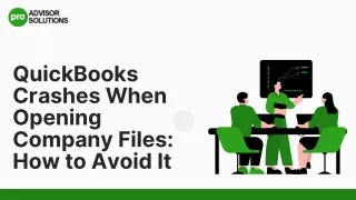 Quickly Troubleshoot QuickBooks crashes when opening a company file Issue