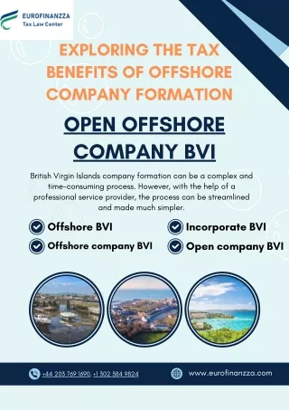 Exploring the Tax Benefits of Offshore Company Formation