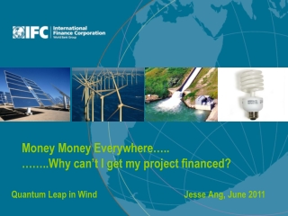 Money Money Everywhere….. ……..Why can’t I get my project financed?