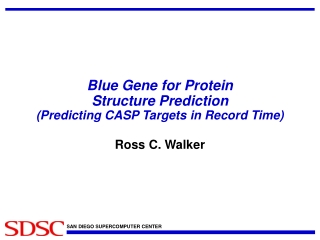 Blue Gene for Protein Structure Prediction (Predicting CASP Targets in Record Time)