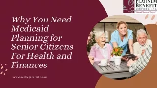 Comprehensive Medicaid Planning for Senior Citizens