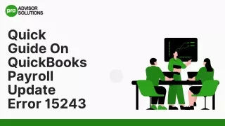 Technical Guide To Fix QuickBooks Payroll Update Error 15243