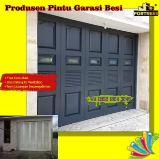 TERBAIK..!! Wa 0852 1824 3246 Produsen Pintu Garasi Minimalis Besi Fortress Untuk Rumah Di Nusa Tenggara Barat