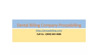 Dental Billing Company Prospabilling 20-12-2023