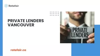 Private Lenders Vancouver