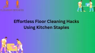 How to clean floors with Baking soda, Vinegar, and Soapy water