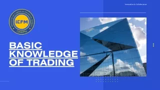 basic knowledge of trading