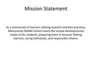 Mission Statement