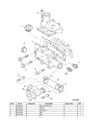 JCB 530-120 PLACEACE Telescopic Handlers (Loadall) Parts Catalogue Manual (Serial Number 00561000-00580000)