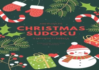 READ️⚡️[PDF]️❤️ Stocking Stuffers for Adults: Christmas Sudoku, 100 Puzzles, 5 Difficulty