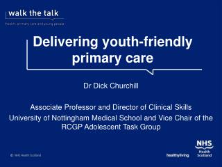 Delivering youth-friendly primary care