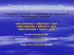 Comparisons of Inequality