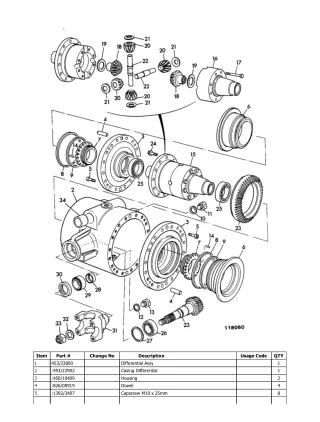 JCB 535-95 FS PLUS Telescopic Handlers (Loadall) Parts Catalogue Manual (Serial Number 01036561-01185999)