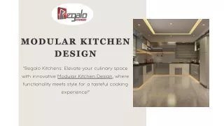 Modular Kitchen Design | Regalo Kitchens