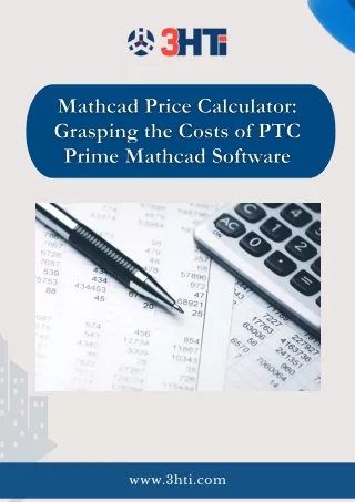 Mathcad Price Calculator Grasping the Costs of PTC Prime Mathcad Software