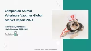 Companion Animal Veterinary Vaccines Global Market Report - By Report 2033