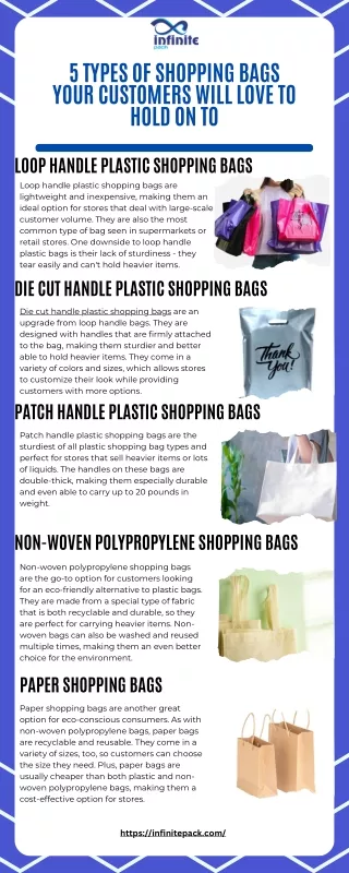 5 Types Of Shopping Bags Your Customers Will Love To Hold On To