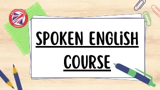 Spoken english course