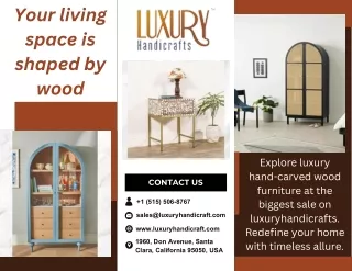 Your living space is shaped by wood