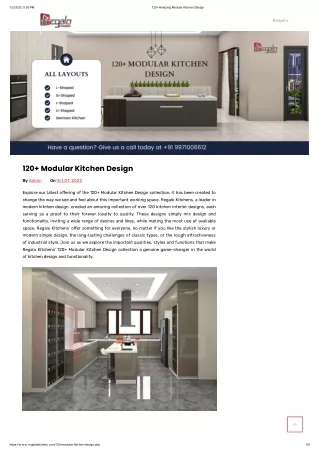 120  Modular Kitchen Design