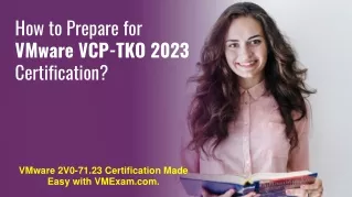[PDF] VMware VCP-TKO 2023 (2V0-71.23) Certification Exam