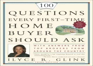 get ⚡[PDF] DOWNLOAD⭐ 100 Questions Every First-Time Home Buyer Should Ask: