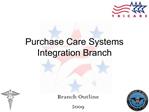 Purchase Care Systems Integration Branch