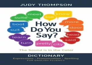 [✔PDF READ ONLINE✔]  How Do You Say?: Dictionary