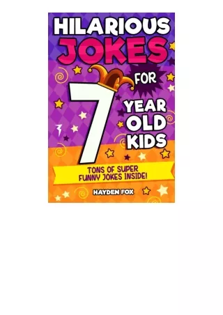 download⚡️ free (✔️pdf✔️) Funny Puns - Seven Year Old Edition