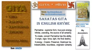 Sanatan Gita in English rhyme
