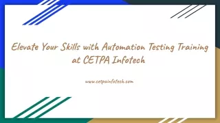 Automation Testing Training in Delhi