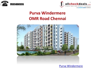 Purva Windermere CHennai