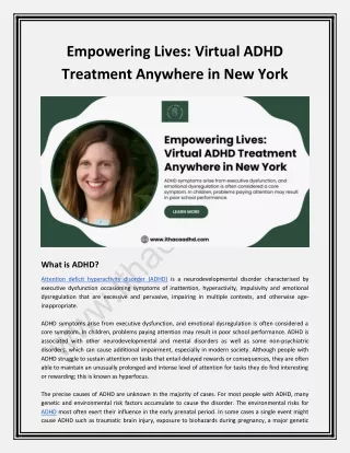 Empowering Lives_ Virtual ADHD Treatment Anywhere in New York