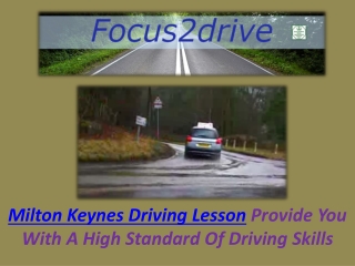 Driving Lessons In Milton Keynes