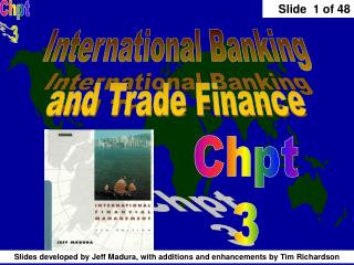 International Banking and Trade Finance