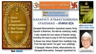 Ganapati Atharvashirsha Upanishad in English rhyme