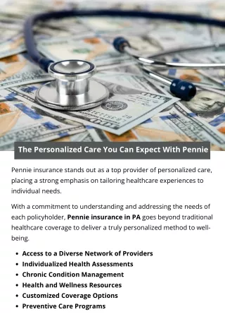 The Personalized Care You Can Expect With Pennie