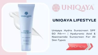 Hydra Sunscreen Sun Protection For All Skin Types
