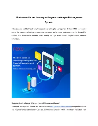 _The Best Guide to Choosing an Easy-to-Use Hospital Management System.