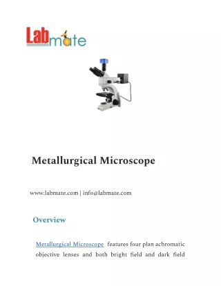 Metallurgical Microscope