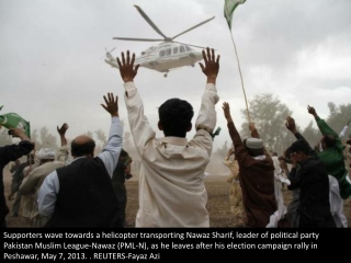 Election rallies in Pakistan