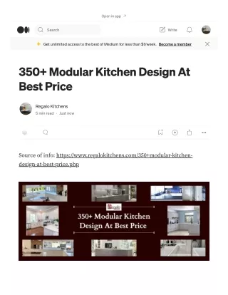 350  Modular Kitchen Design At Best Price