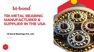 Tri-metal bearing manufacturer & supplier in the USA