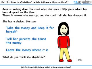 Unit 5d: How do Christians’ beliefs influence their actions?