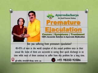 Best Sexologist in Patna with Latest Ayurveda Medication | Dr. Sunil Dubey